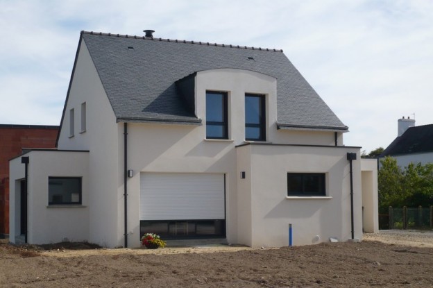 18 Photos de maisons neuves avec couleur de l’enduit de façade